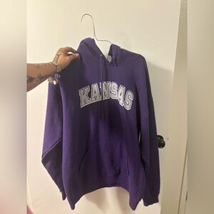 Kansas Purple Hoodie Sweater